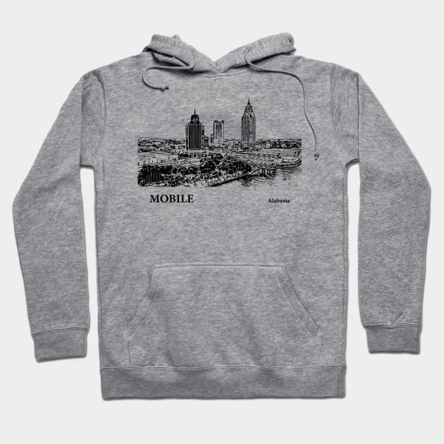 Mobile - Alabama Hoodie by Lakeric